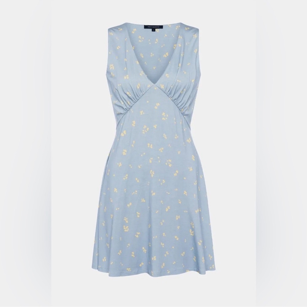 French Connection Light Blue Floral Mini Dress